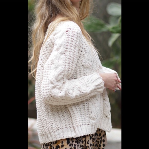Button Down Chunky Knit Cardigan - Picture 3 of 11